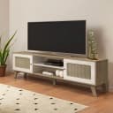 Rack Charlotte na cor Carvalho C / Off White