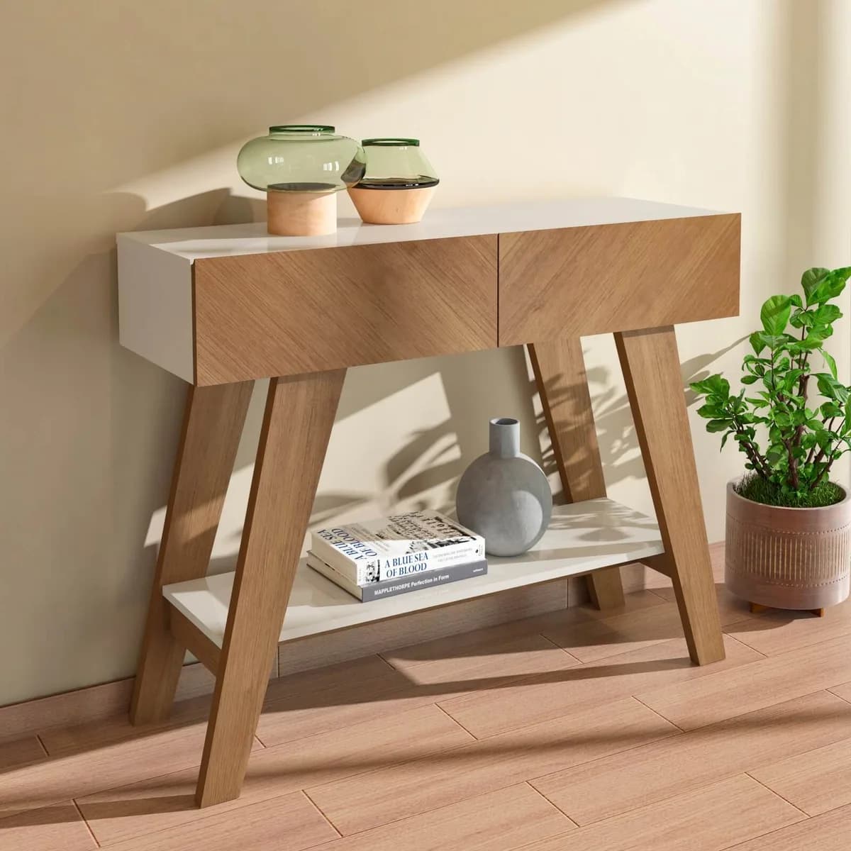 Aparador Malibu - Cinamomo C / Off White - Móveis Curitiba | Moveirama