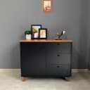 Balcão Lugano na cor Freijó/Preto