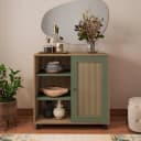 Buffet Charlotte na cor Carvalho C / Menta