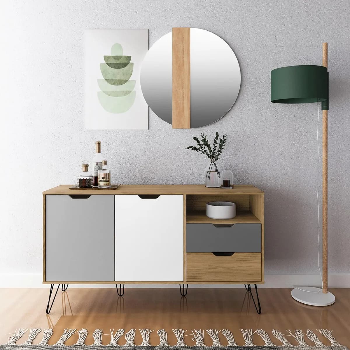 Buffet Estocolmo - Carvalho C / Grafite