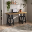 Escrivaninha Art na cor Olmo/Preto