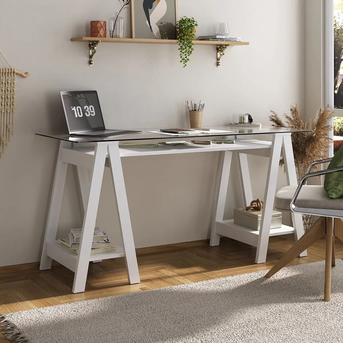 Escrivaninha Cristal - Branco