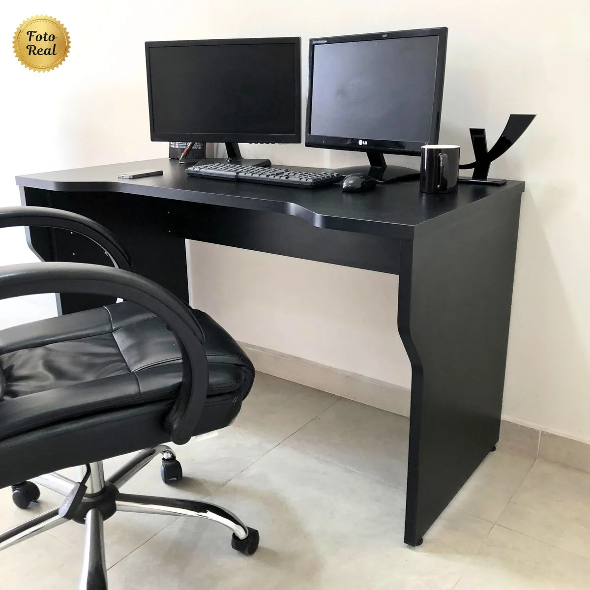 Escrivaninha Gamer 2.0 - Preto