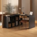 Escrivaninha Nero na cor Preto