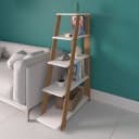 Estante Star na cor Freijó/Branco