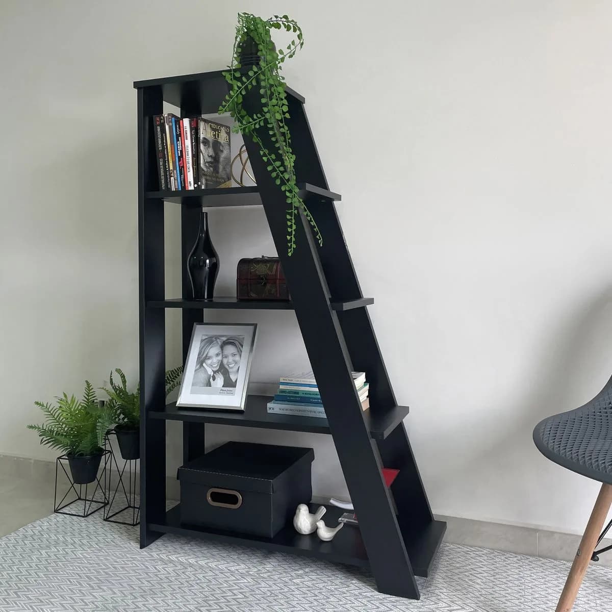 Estante Star - Preto - Móveis Curitiba | Moveirama