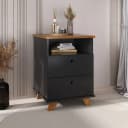 Gaveteiro Day na cor Freijó/Preto