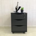 Gaveteiro Face na cor Preto