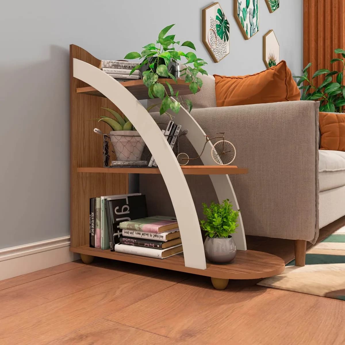 Mesa de Apoio Andes - Cedro C / Off White