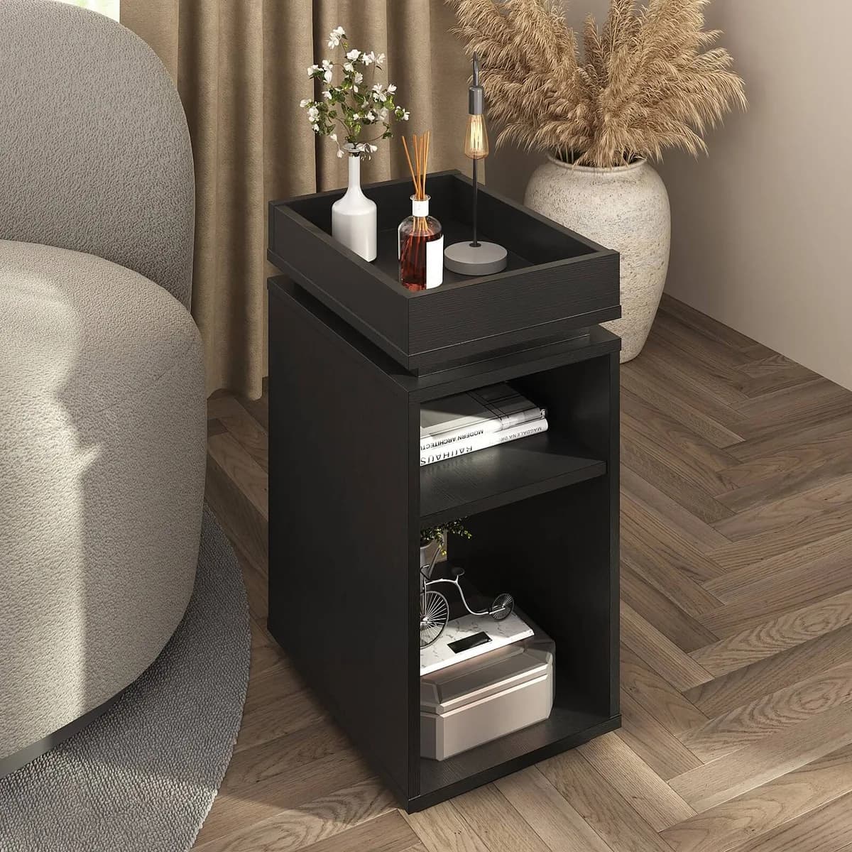 Mesa de Apoio Olivia - Preto - Móveis Curitiba | Moveirama