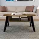 Mesa de Centro Diva na cor Pinho C / Preto