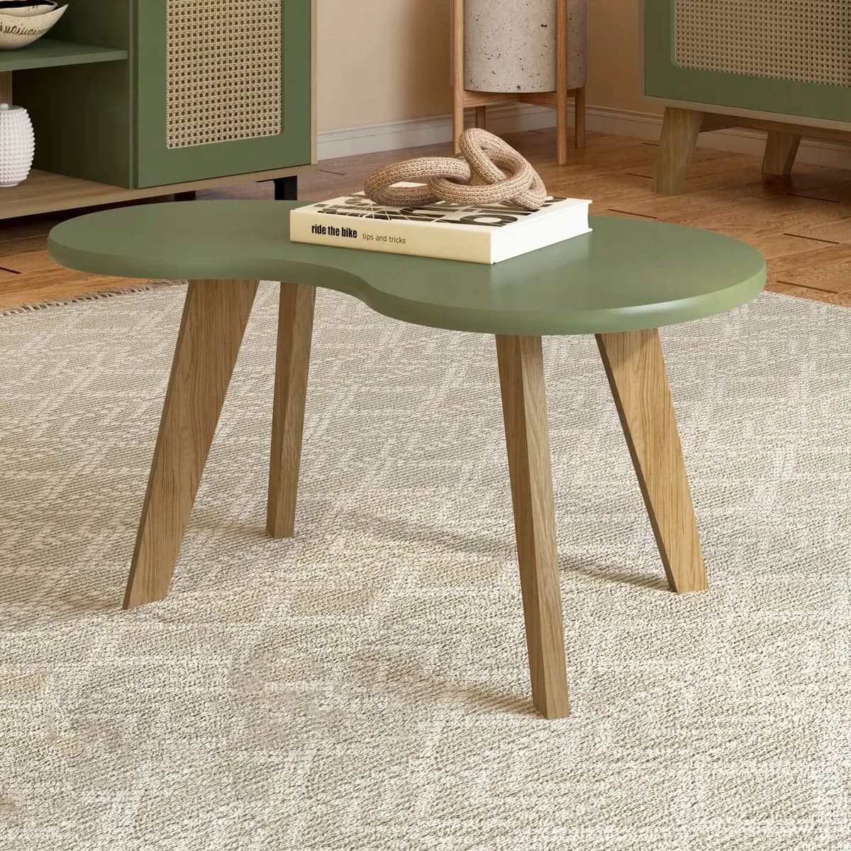 Mesa de Centro Organica - Menta