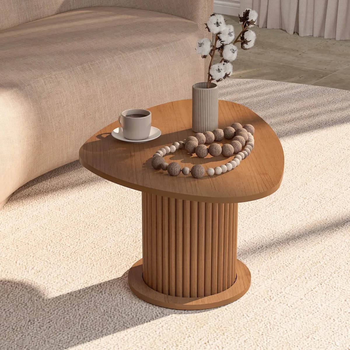 Mesa de Centro Prime - Cinamomo C / Off White