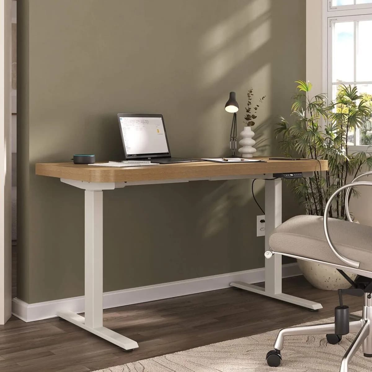 Mesa com Regulagem de Altura Premium - Olmo - Móveis Curitiba | Moveirama