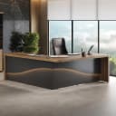 Mesa Tamburato Supreme Ld na cor Nogal/Preto