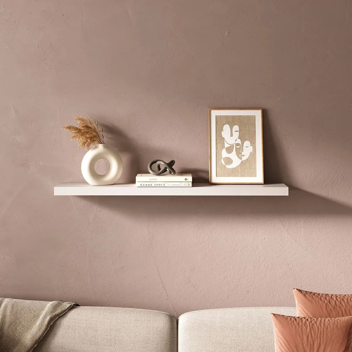 Prateleira Tamburato 900 - Branco - Móveis Curitiba | Moveirama