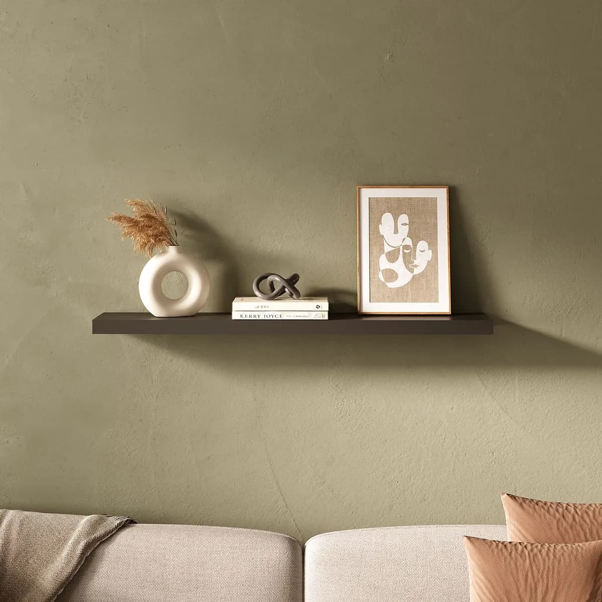 Prateleira Tamburato 900 - Preto - Móveis Curitiba | Moveirama